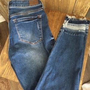 Dear John Skinny Jeans Frayed Leg